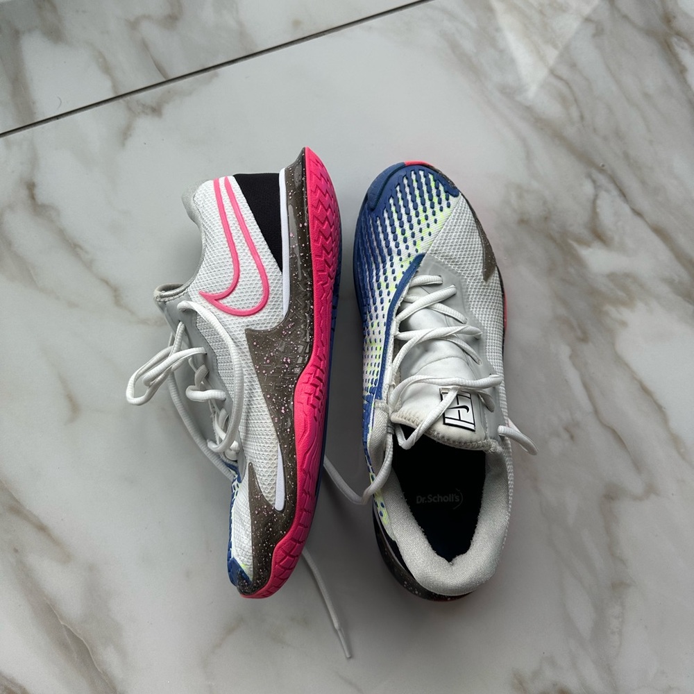 Nike Court Air Zoom Vapor Cage 4 “Paint Splatter” Tennis Shoes Women size 8